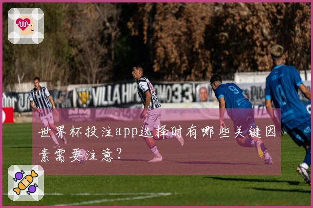 世界杯投注app选择时有哪些关键因素需要注意？