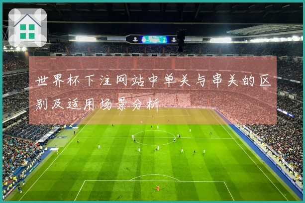 世界杯下注网站中单关与串关的区别及适用场景分析